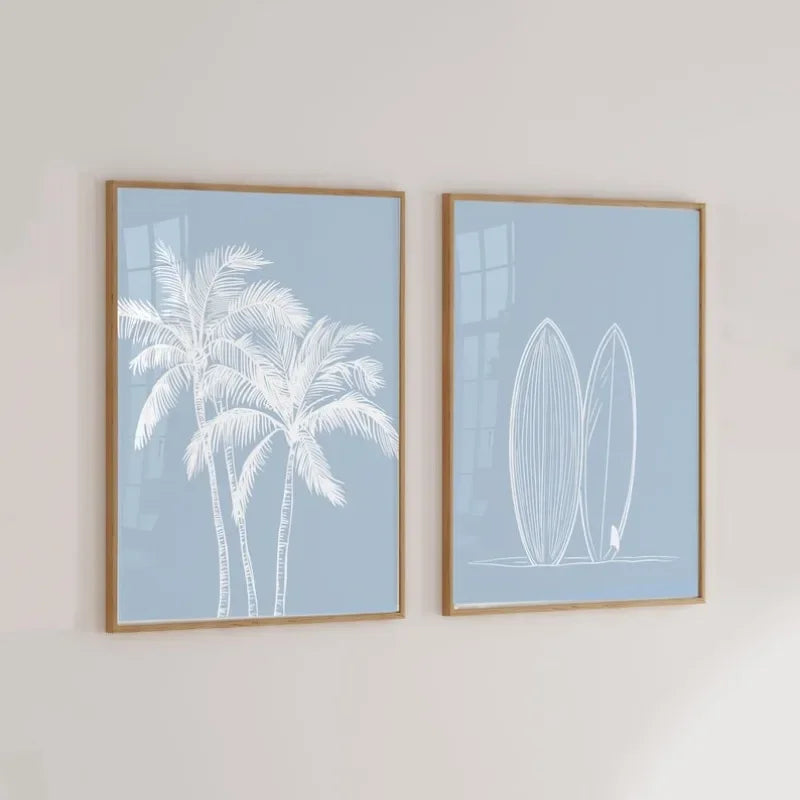 Tropical Coastal Wall Art