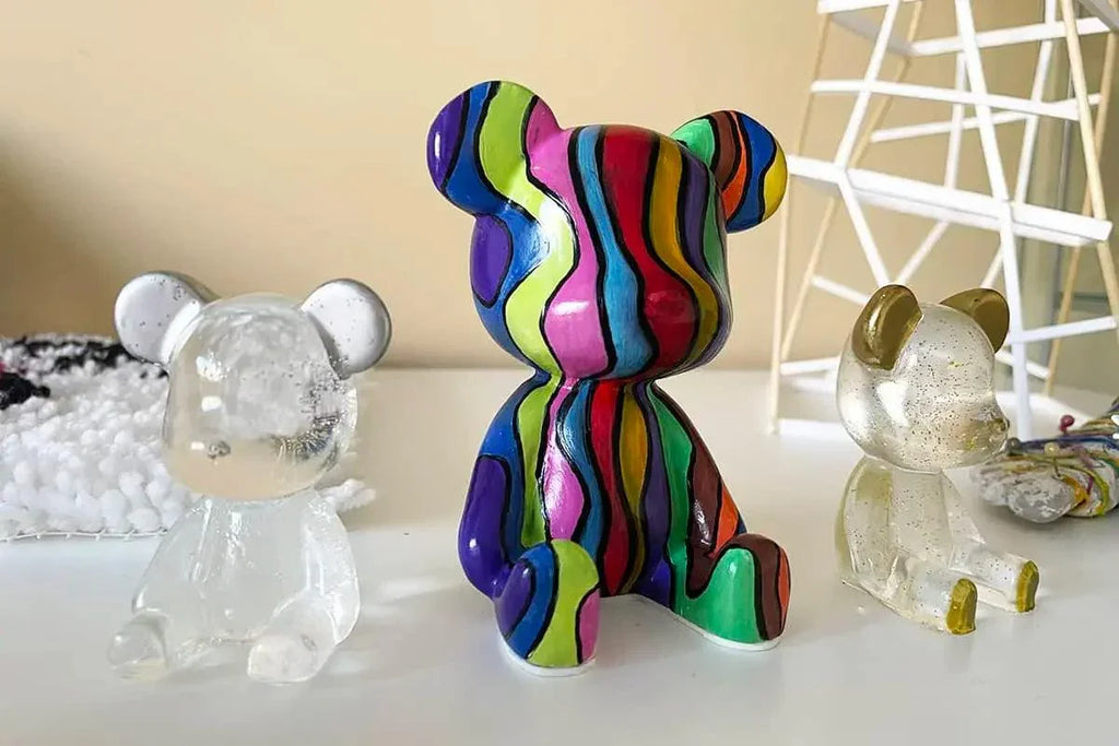 Flow Art Bear Figure