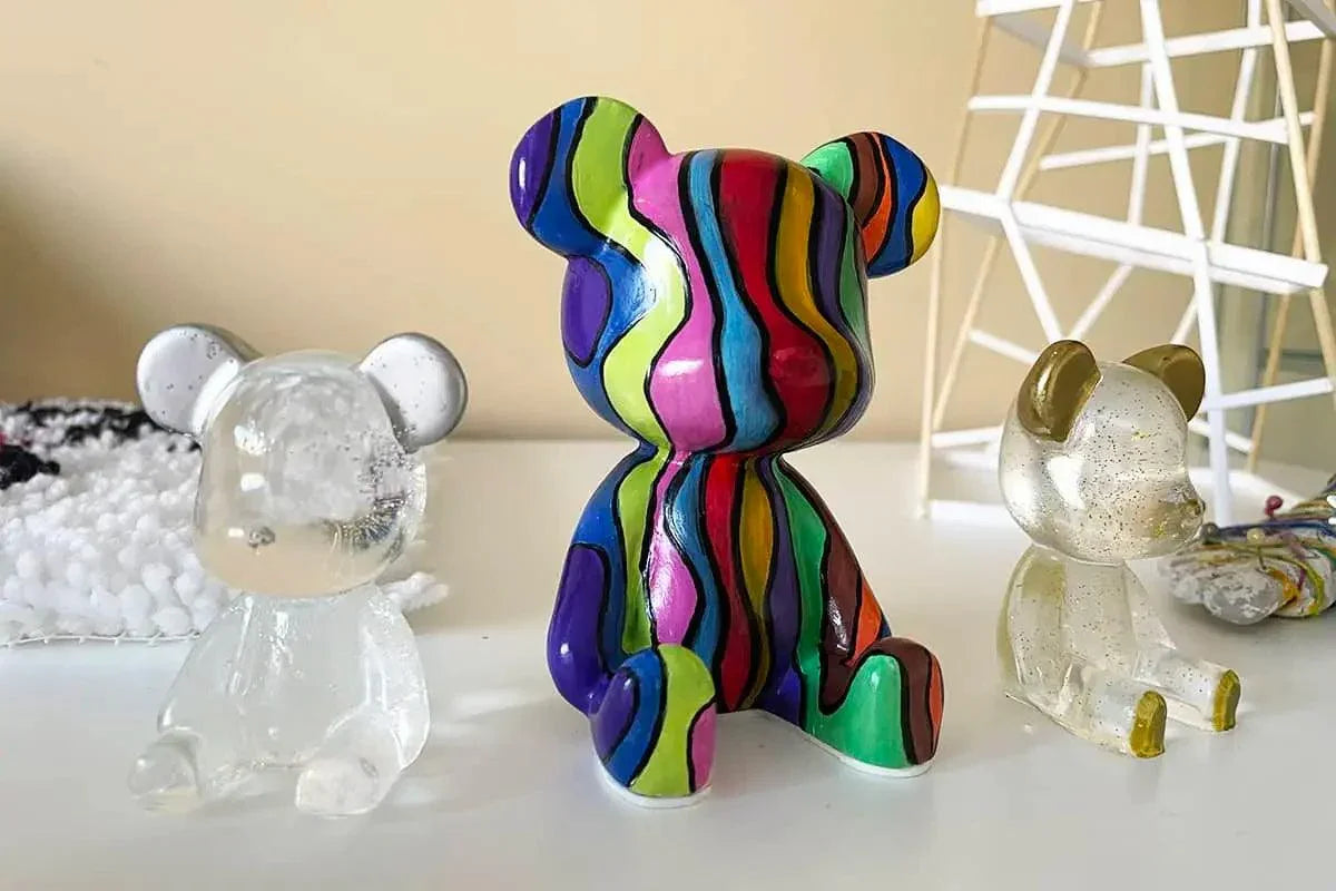 Flow Art Bear Figure