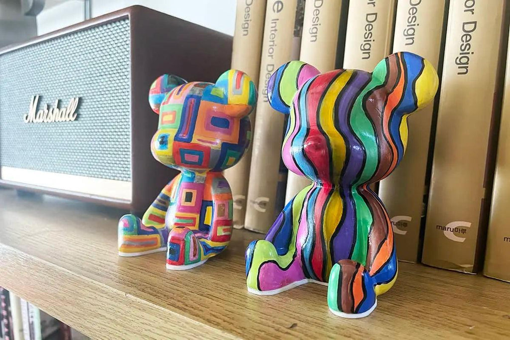 Flow Art Bear Figure
