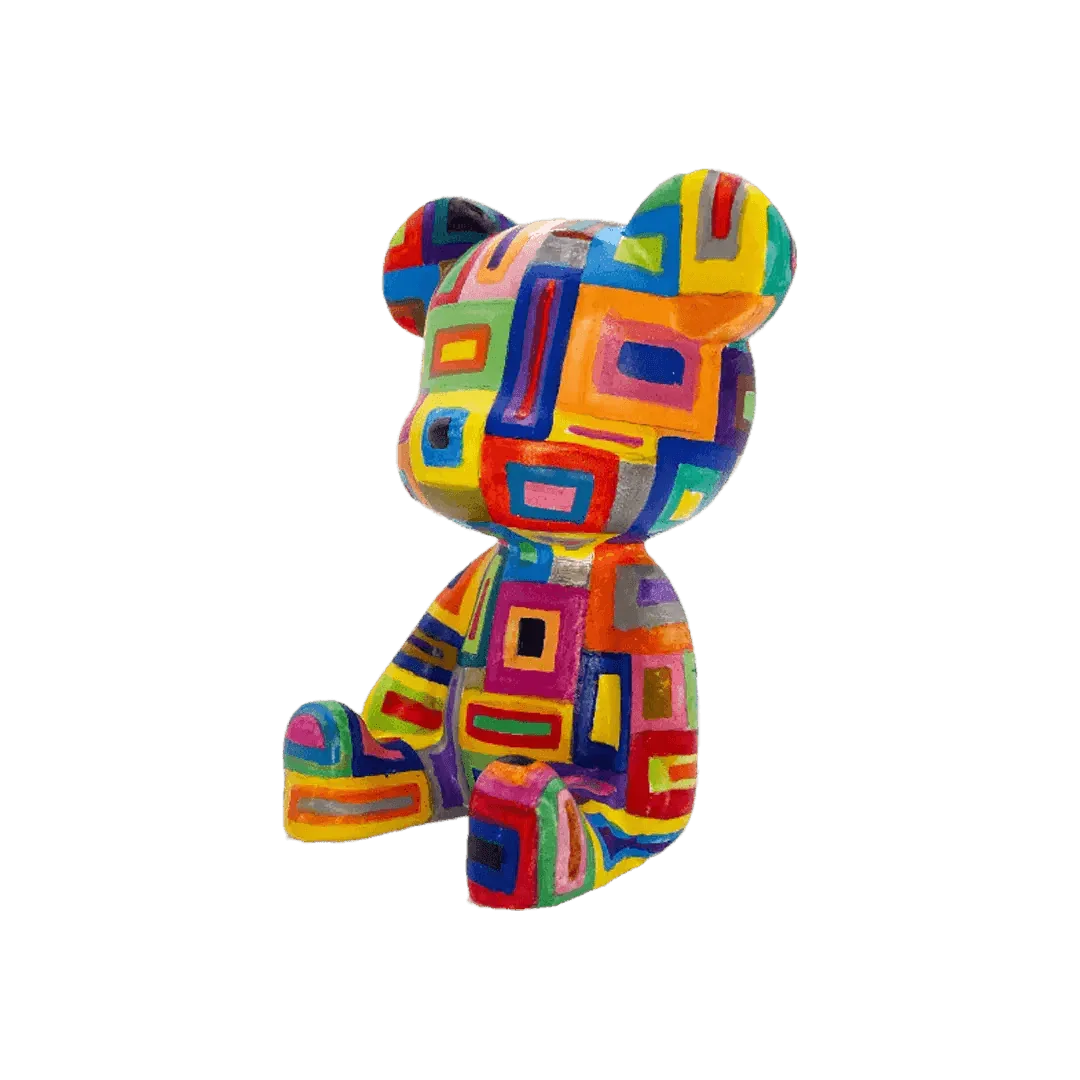 Pastel Bear Figure