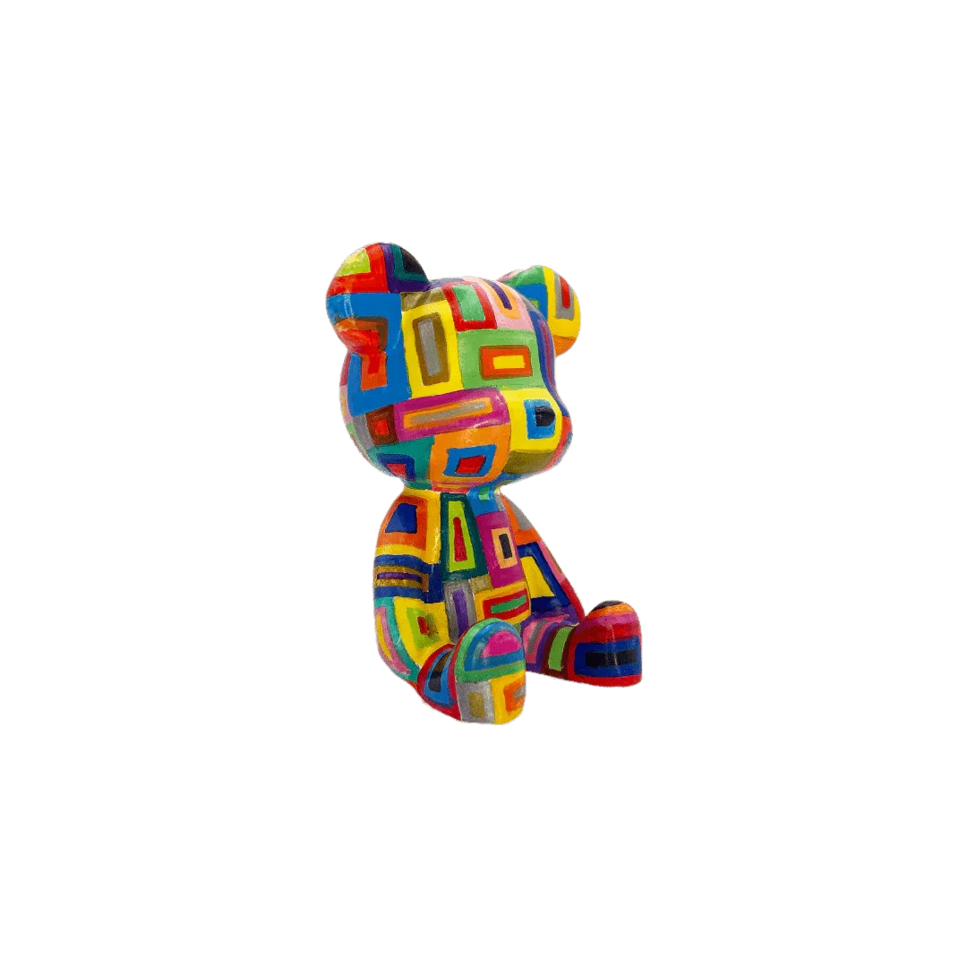 Pastel Bear Figure