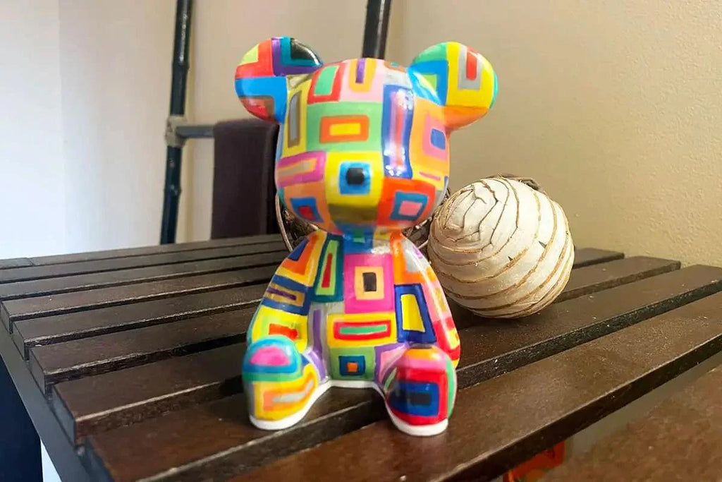 Pastel Bear Figure
