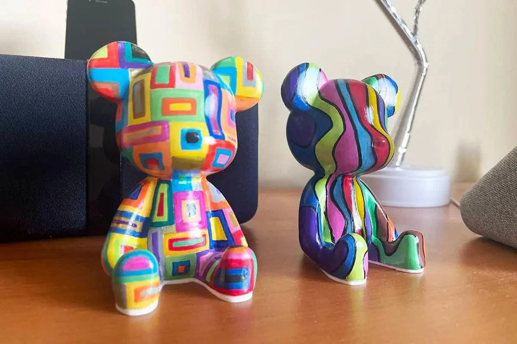 Pastel Bear Figure
