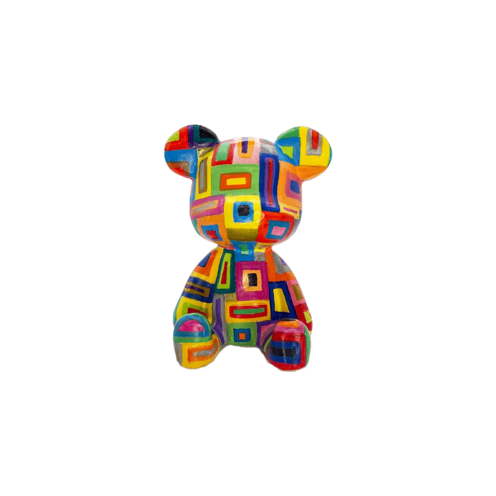 Pastel Bear Figure