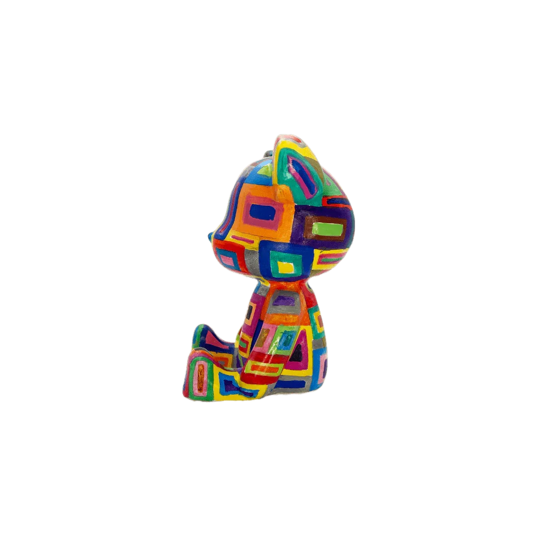 Pastel Bear Figure